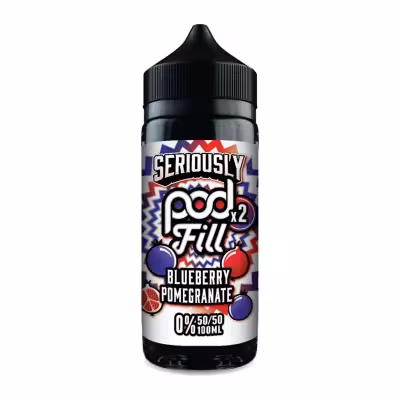 Blueberry Pomegranate Shortfill E-Liquid by Seriously Pod Fill 2 100ml