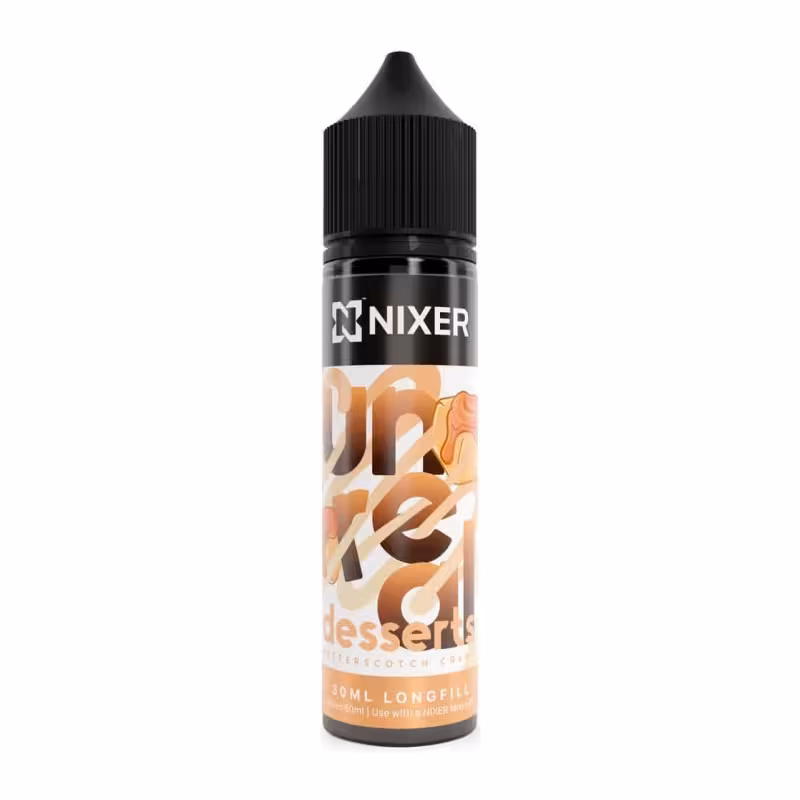 Butterscotch Creme Longfill E-Liquid Concentrate by Nixer X Unreal Desserts