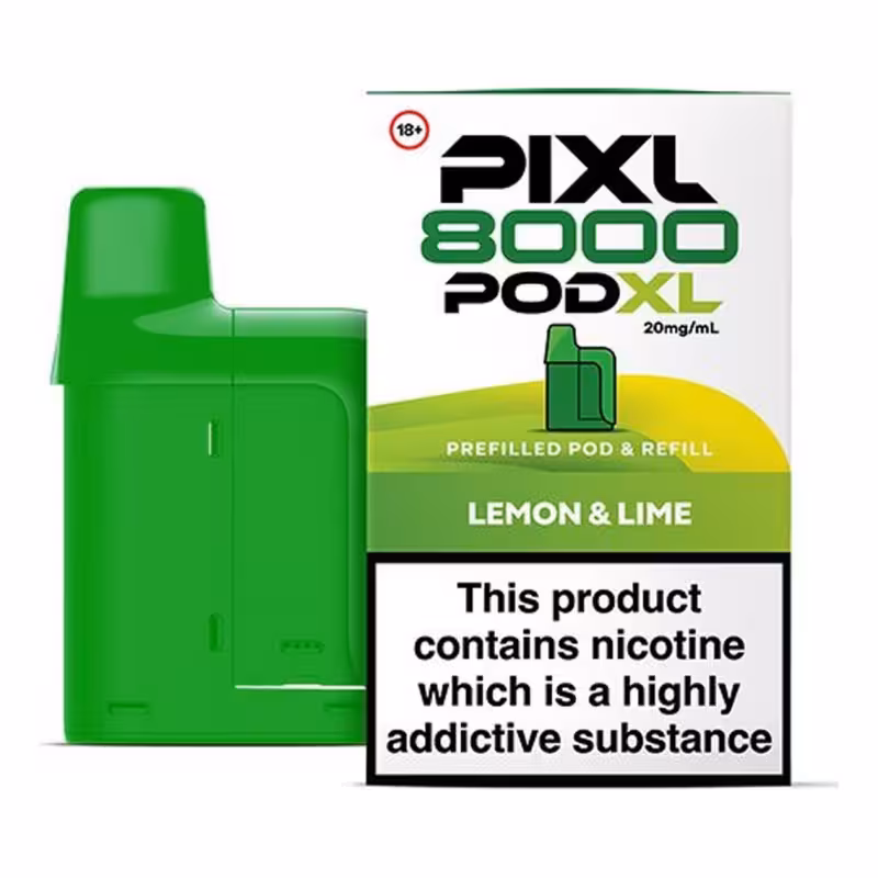 Lemon Lime Prefilled Pod by PIXL 8000
