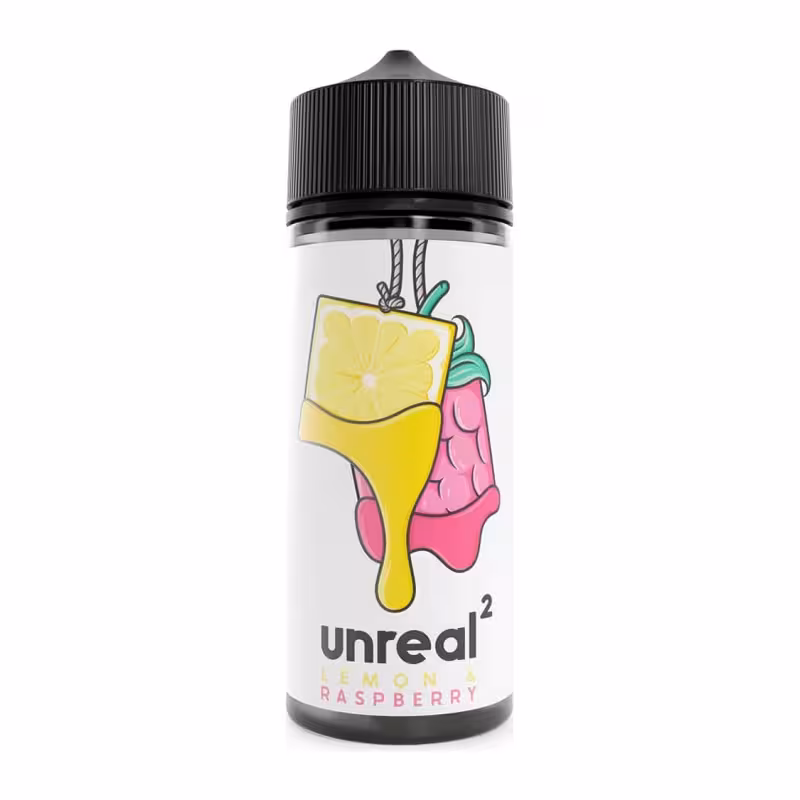 Lemon & Raspberry Shortfill E-Liquid by Unreal 2 100ml