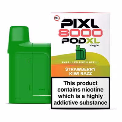 Strawberry Kiwi Razz Prefilled Pod by PIXL 8000