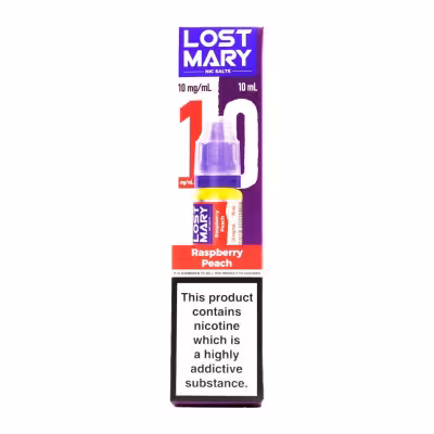 Raspberry Peach Nic Salt E-Liquid by Lost Mary Maryliq