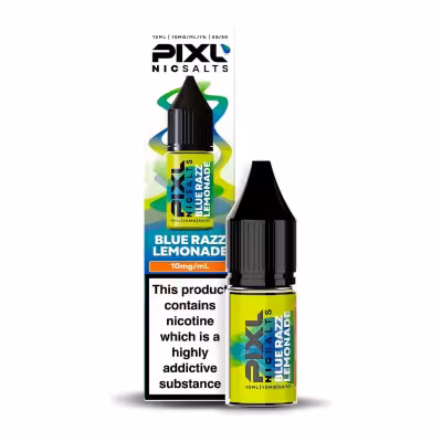Blue Razz Lemonade Nic Salt E-Liquid by PIXL Salts