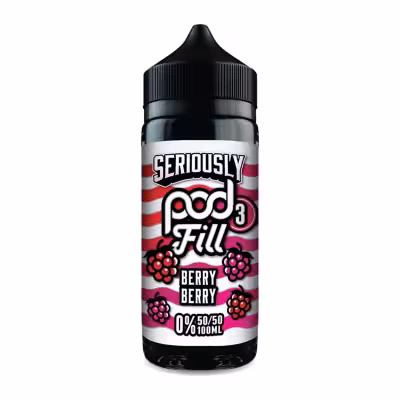 Berry Berry Shortfill E-Liquid by Seriously Pod Fill 3 100ml
