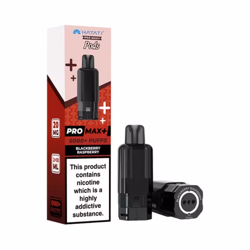 Blackberry Raspberry Prefilled Pod by Hayati Pro Max Plus 6K