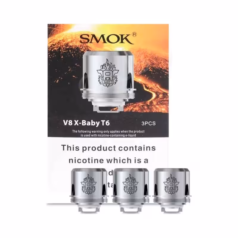 SMOK TFV8 X-Baby Replacement Coils (3 Pack)