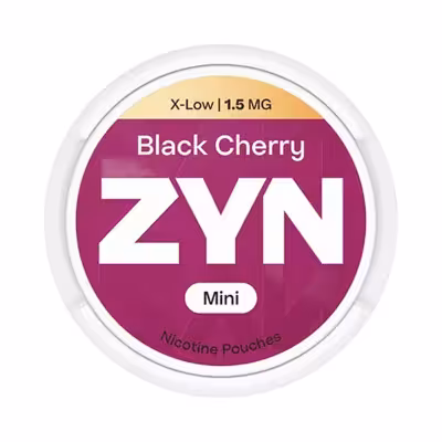 Black Cherry Mini Nicotine Pouches by Zyn
