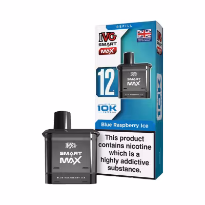 Blue Raspberry Ice Prefilled Pods by IVG Smart Max