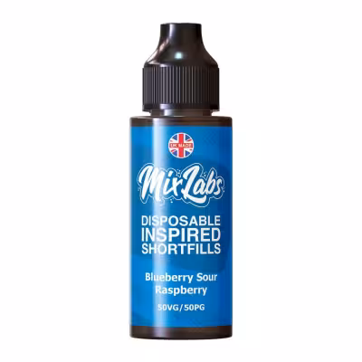 Blueberry Sour Raspberry Shortfill E-Liquid by Mix Labs 100ml