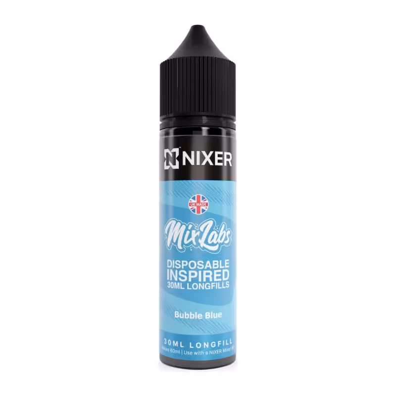 Bubble Blue Longfill E-Liquid Concentrate by Nixer X Mix Labs
