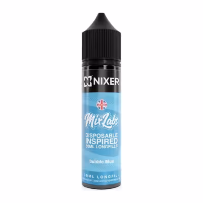 Bubble Blue Longfill E-Liquid Concentrate by Nixer X Mix Labs