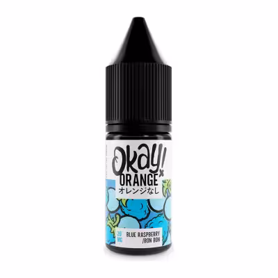 Blue Raspberry Bonbon Nic Salt E-Liquid by Okay Orange