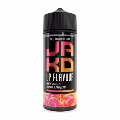 Unreal Berries Rhubarb & Raspberry Shortfill E-Liquid by JAKD 100ml