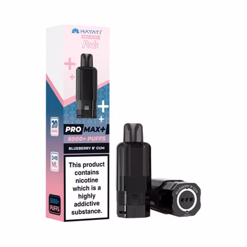 Blueberry Bubblegum Prefilled Pod by Hayati Pro Max Plus 6K