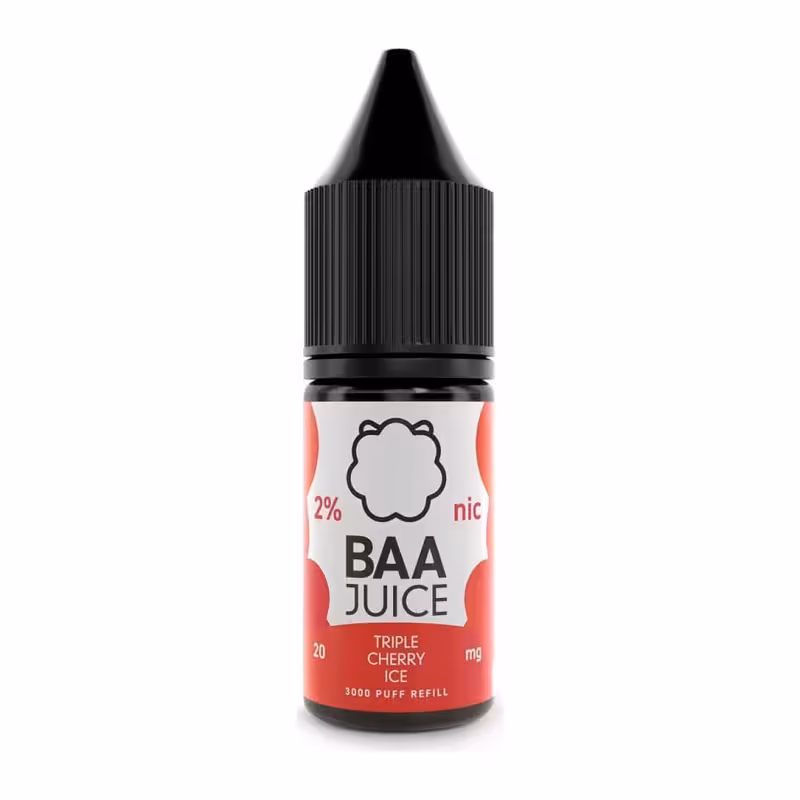 Triple Cherry Ice Nic Salt E-Liquid by Baa Juice