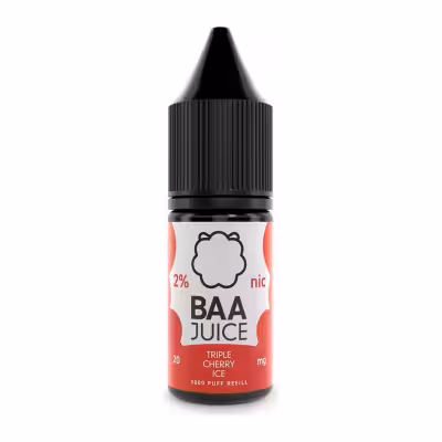 Triple Cherry Ice Nic Salt E-Liquid by Baa Juice