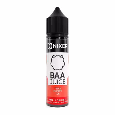 Triple Cherry Ice Longfill E-Liquid Concentrate by Nixer x Baa Juice