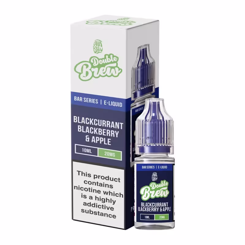 Blackcurrant Blackberry & Apple Nic Salt E-Liquid by Ohm Brew Double Brew