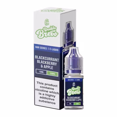 Blackcurrant Blackberry & Apple Nic Salt E-Liquid by Ohm Brew Double Brew