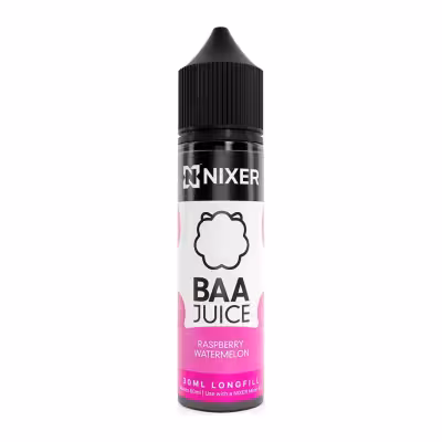 Raspberry Watermelon Longfill E-Liquid Concentrate by Nixer x Baa Juice
