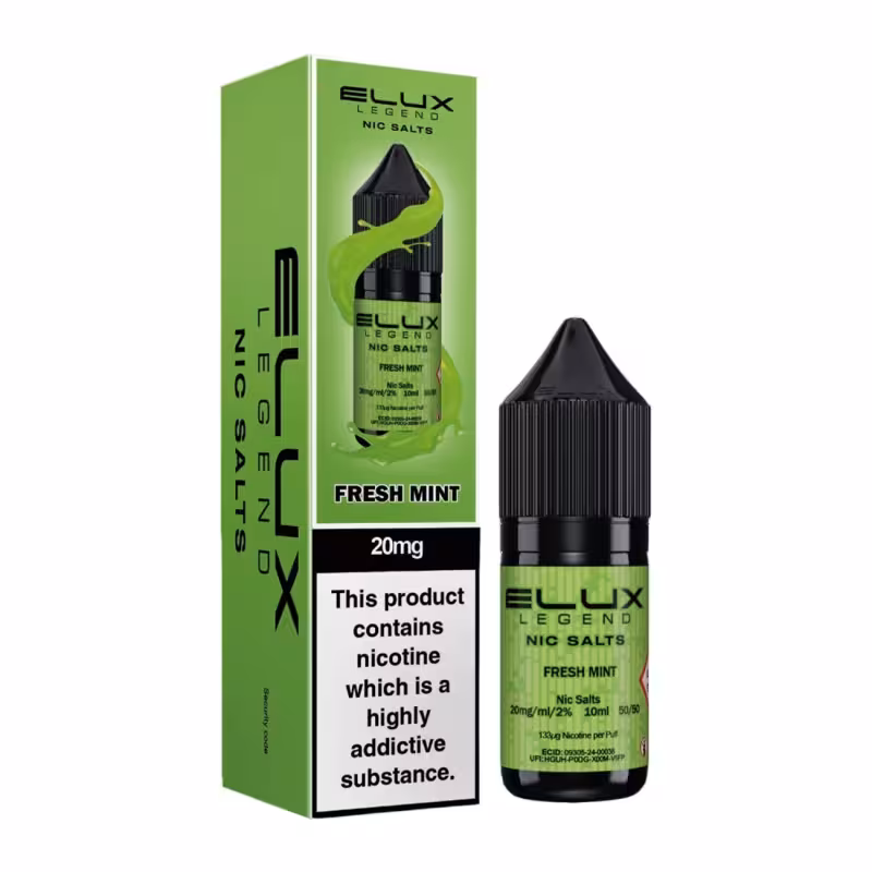 Fresh Mint Nic Salt E-Liquid by Elux Legend