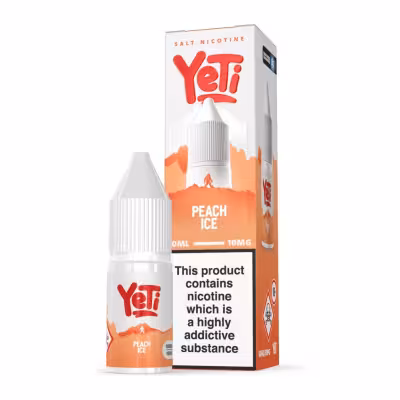 Peach Ice Nic Salt E-Liquid by Yeti Summit
