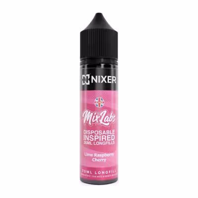 Lime, Raspberry & Cherry Longfill E-Liquid Concentrate by Nixer X Mix Labs