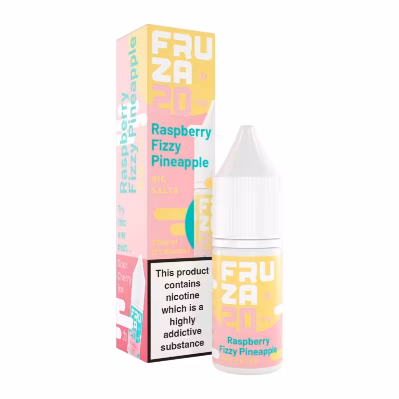 Raspberry Fizzy Pineapple Nic Salt E-Liquid by Fruza