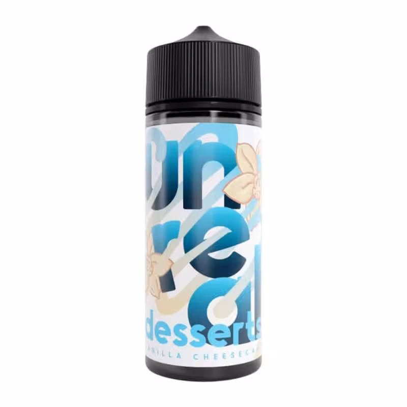 Vanilla Cheesecake Shortfill E-Liquid by Unreal Desserts 100ml