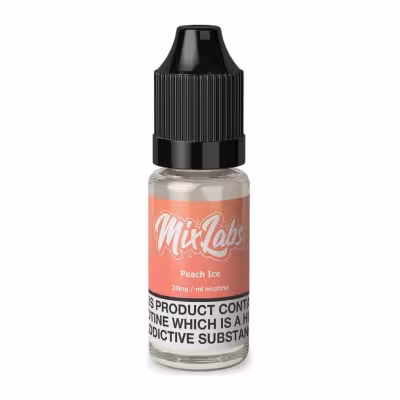 Peach Ice Nic Salt E-Liquid by Mix Labs