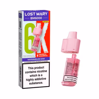 Watermelon Kiwi Prefilled Pod Refill Pack by Lost Mary BM6000