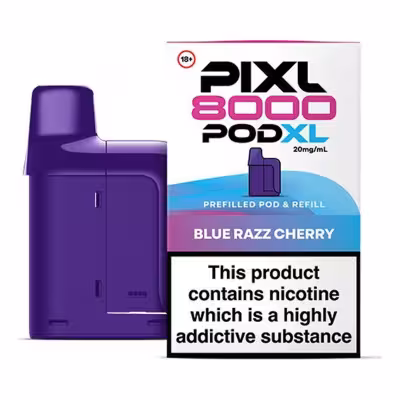 Blue Razz Cherry Prefilled Pod by PIXL 8000