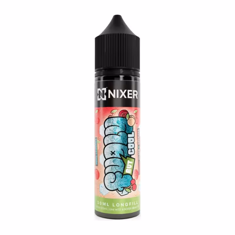 Cherry Peach Rhubarb Longfill E-Liquid Concentrate by Nixer x Fugly But Cool