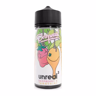 Raspberry & Tangerine Shortfill E-Liquid by Unreal 3 100ml