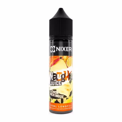 Lemon Meringue Longfill E-Liquid Concentrate by Nixer X Naughty Juice