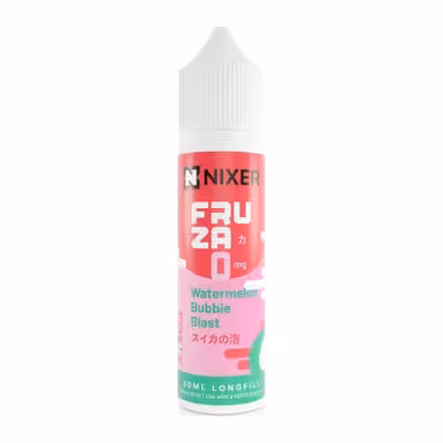 Watermelon Bubble Blast Longfill E-Liquid Concentrate by Nixer x Fruza