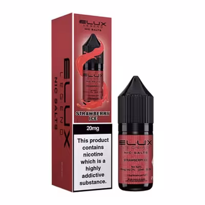 Strawberry Ice Nic Salt E-Liquid by Elux Legend