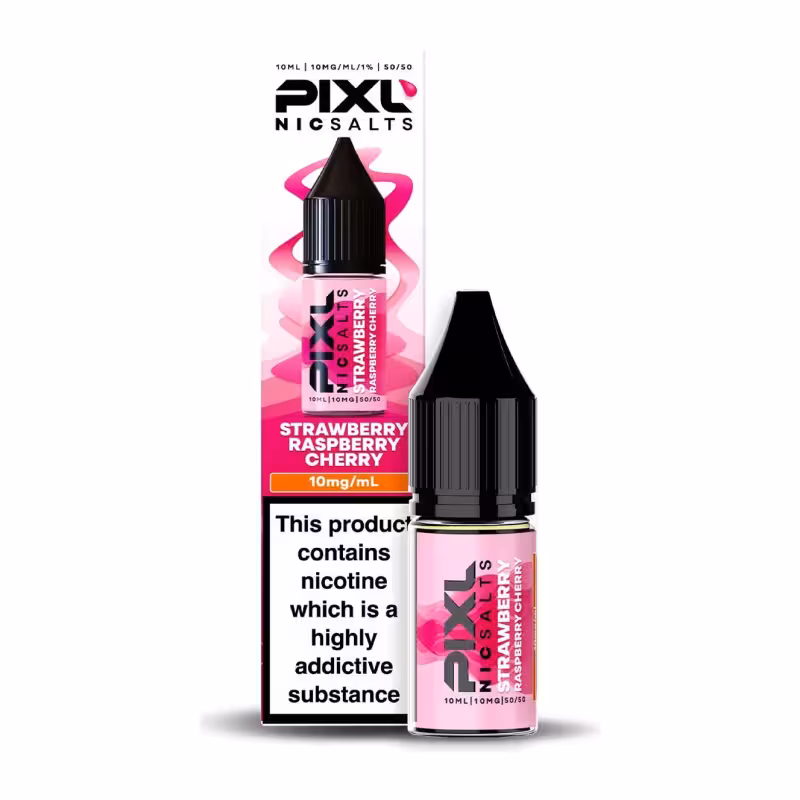 Strawberry Raspberry Cherry Nic Salt E-Liquid by PIXL Salts