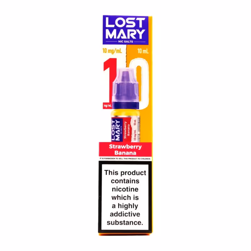 Strawberry Banana Nic Salt E-Liquid by Lost Mary Maryliq