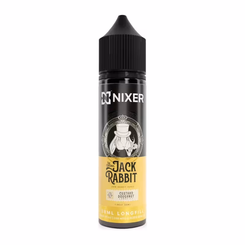 Custard Doughnut Longfill E-Liquid Concentrate by Nixer x Jack Rabbit