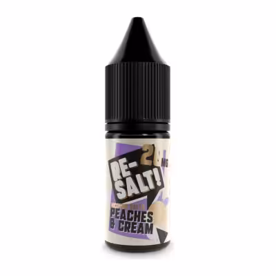Peaches and Cream Nic Salt E-Liquid by Re-Salt