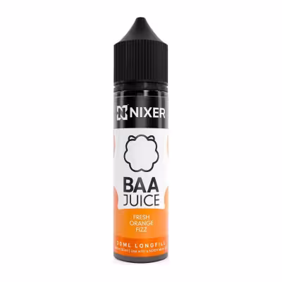 Fresh Orange Fizz Longfill E-Liquid Concentrate by Nixer x Baa Juice
