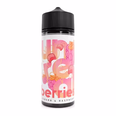 Rhubarb & Raspberry Shortfill E-Liquid by Unreal Berries 100ml