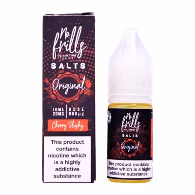 Cherry Slushy Nic Salt E-Liquid by No Frills Original