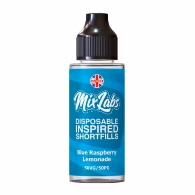 Blue Raspberry Lemonade Shortfill E-Liquid by Mix Labs 100ml