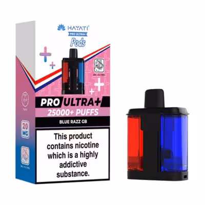 Blue Razz GB Prefilled Pod by Hayati Pro Ultra Plus 25K