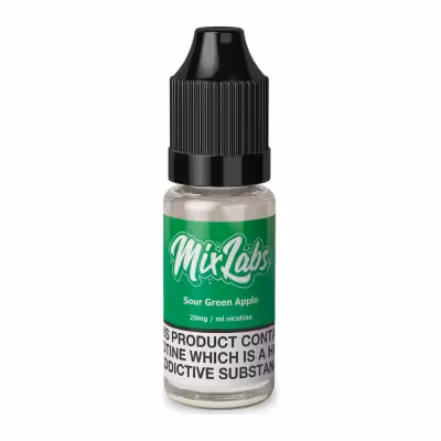 Sour Green Apple Nic Salt E-Liquid by Mix Labs