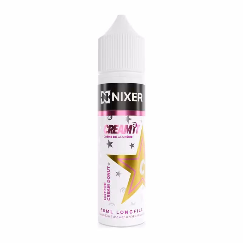 Coffee Cream Doughnut Longfill E-Liquid Concentrate by Nixer x Cream It