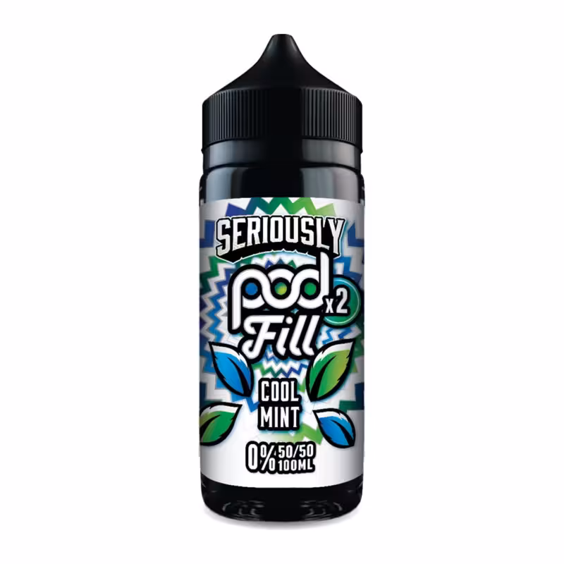 Cool Mint Shortfill E-Liquid by Seriously Pod Fill 2 100ml