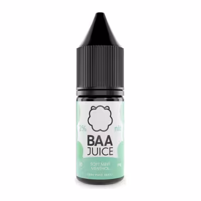 Soft Mint Menthol Nic Salt E-Liquid by Baa Juice